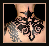 tribal art design in body tattooing