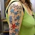 Music Note Tattoos - foot tattoo and arm tattoo