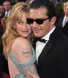 images of melanie griffith tattoo