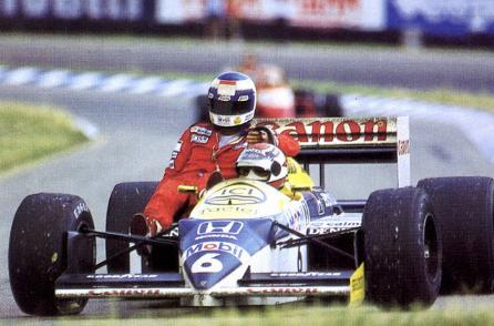 GP da Alemanha de 1986: o brasileiro Nelson Piquet e o finlandês Keke Rosberg