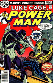 Spear rips off the Melter's costume, POWER MAN #33
