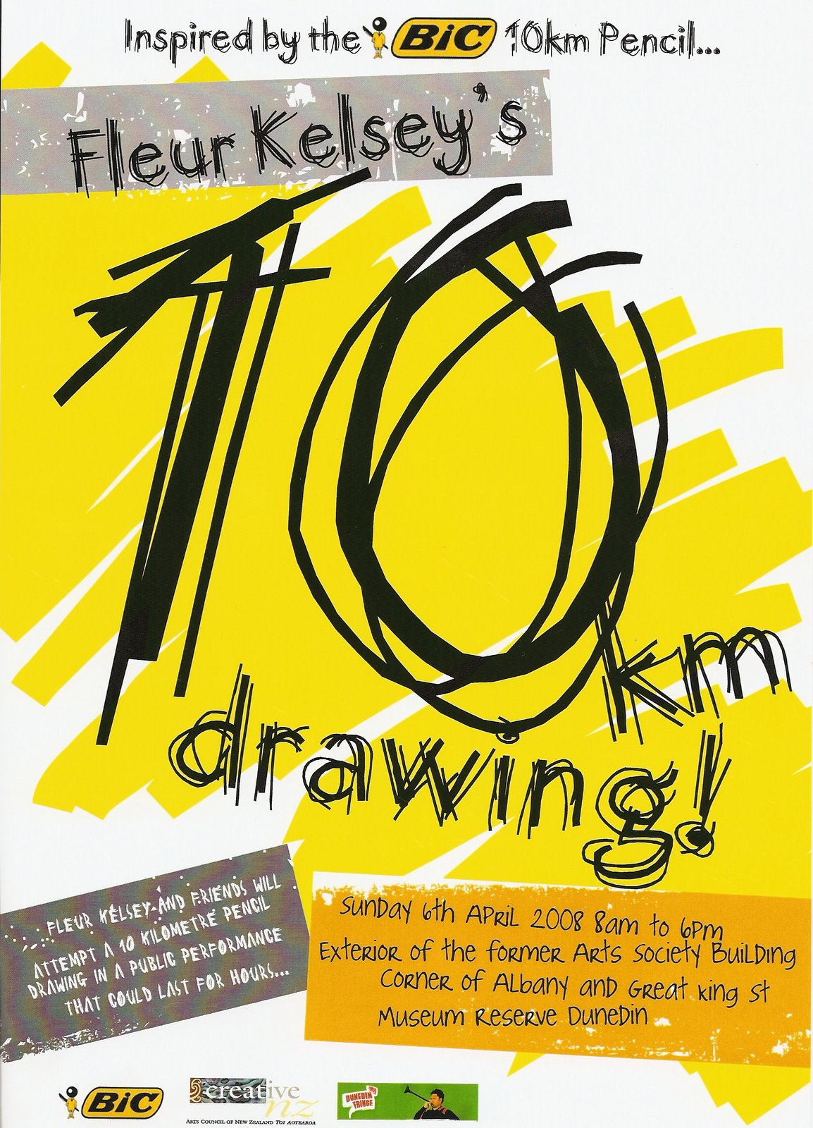 Fleur Kelsey and the 10 KM Drawing