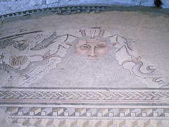 Mosaico en villa romana de Carranque