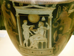 Escena funeraria en cerámica