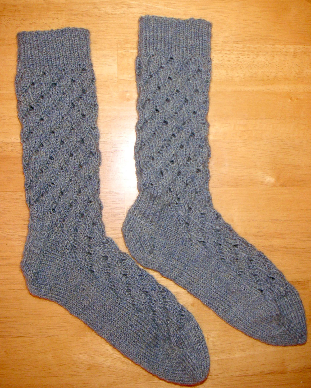shell pattern socks