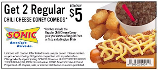 Sonic Coupon