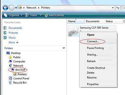 How to enable printer sharing