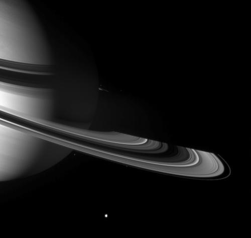 Saturno y sus lunas