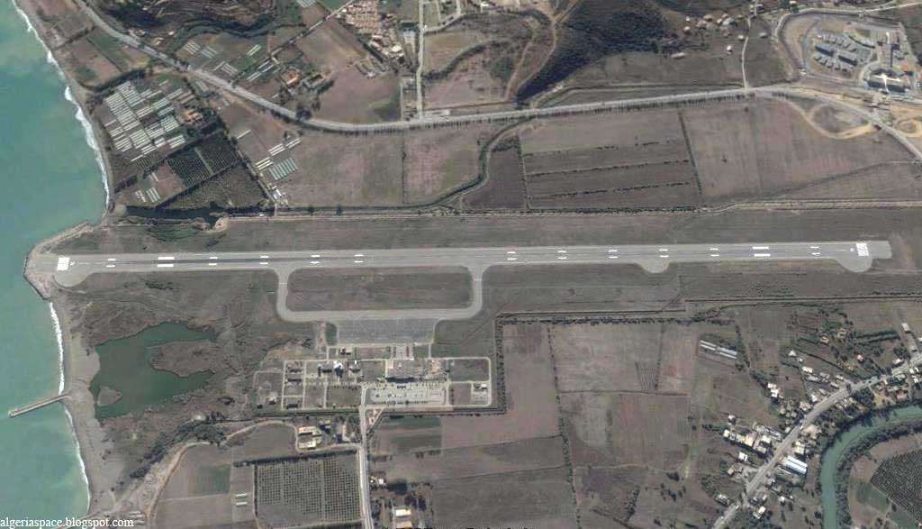 photo satellite bejaia aeroport Algerie