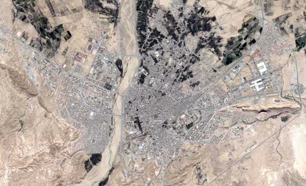 photo satellite Biskra Algerie