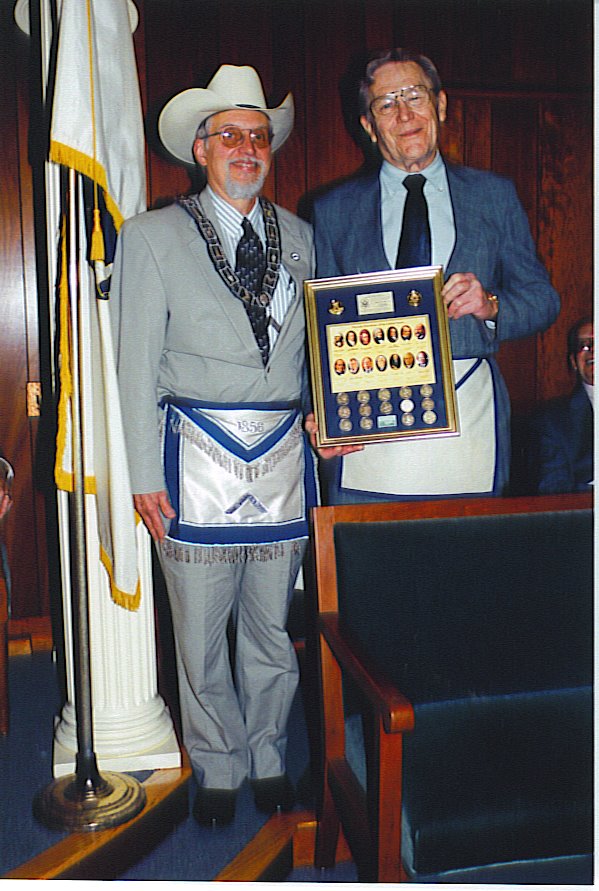 Brother Ted Showing Off His Gift In Lodge