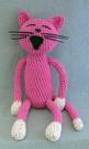 Cute Pink Cat Stuffed Animal