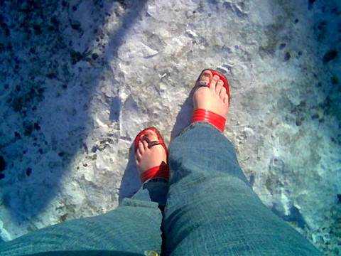 [sandals+in+the+snow.jpg]