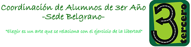Coordinación de Alumnos de 3er Año -Sede Belgrano-
