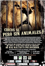 No al maltrato de animales en los circos!