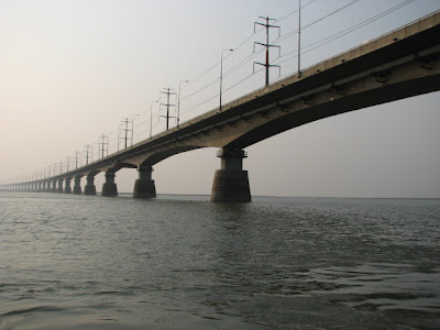 The Jamuna Bridge - the longest bridge of Bangladesh