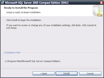 Finální verze Microsoft SQL Server 2005 Compact Edition