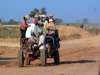 Siam Reap yolu - Kambocya