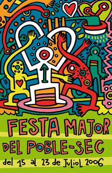 Cartel "Festa Major de Poble Sec 06"
