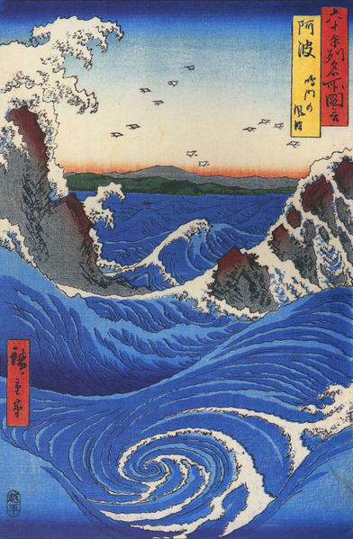 [392px-Hiroshige_Wild_sea_breaking_on_the_rocks.jpg]
