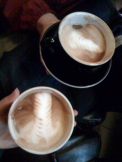 two lovely espresso drinks at Ritual