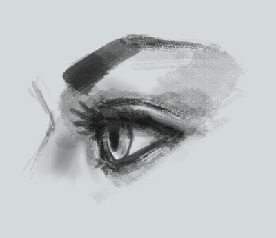 Watch the Video Process of how to draw an eye sideview: