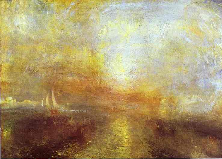[Yacht approaching the coast de joseph Turner ( 1835, Huile sur toile, Tate Gallery, London ).jpg]
