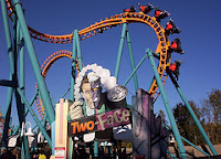 Two Face Roller Coaster Six Flags America