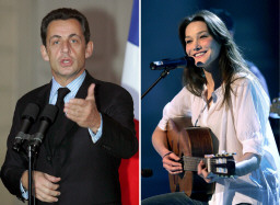 Carla Bruni con Sarkozy?