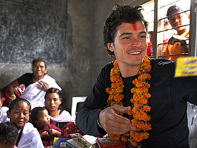 Orlando Bloom in Nepal