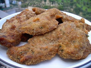 Breaded veal cutlets