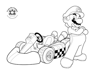 Mario Coloring Sheets on Jimbo S Coloring Pages  Mario Kart Wii Coloring Pages