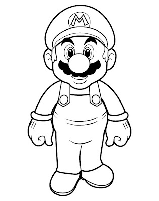 Mario Coloring Sheets on Jimbo S Coloring Pages  More Super Mario Coloring Pages