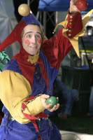 photo of juggler at Clan Tynker performance