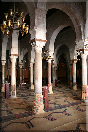 Columnas en la Sala de Oraciones de la Gran Mezquita