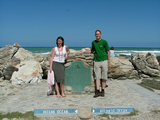 The most southern part of Africa, where the Atlantic ocean meets the Indian ocean