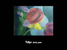 tulips  (pastel) 9x11 $70.00 (not framed)