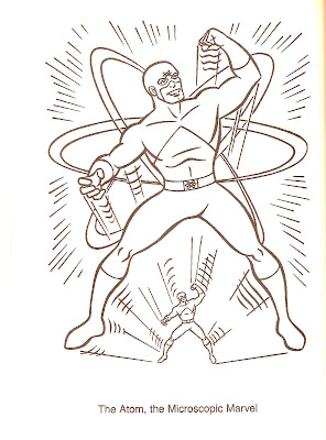 Superhero Coloring Pages on The Atom  Dc Comics Super Heroes Coloring Book  Atom Page  2