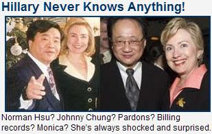 Hillary Never Knows Anthing. Graphic Rush.com