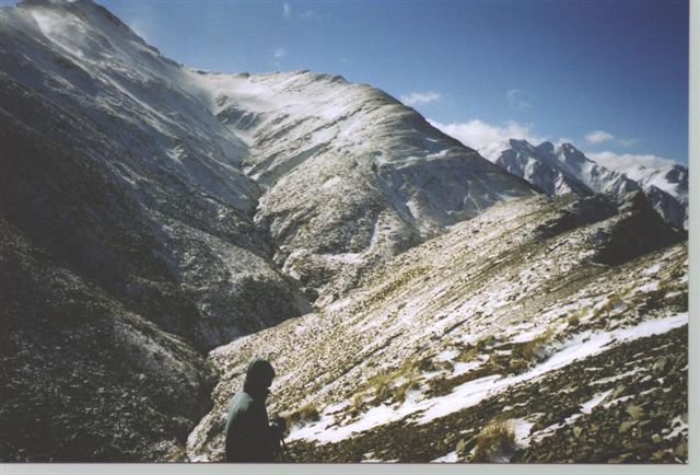 Tiraha and the route to Sawtooth Ridge