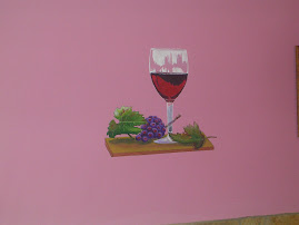 Copa de vino con uvas