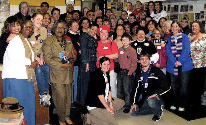 Volunteers with Barack