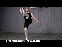 Упражнение для ног, походка Франкенштейна