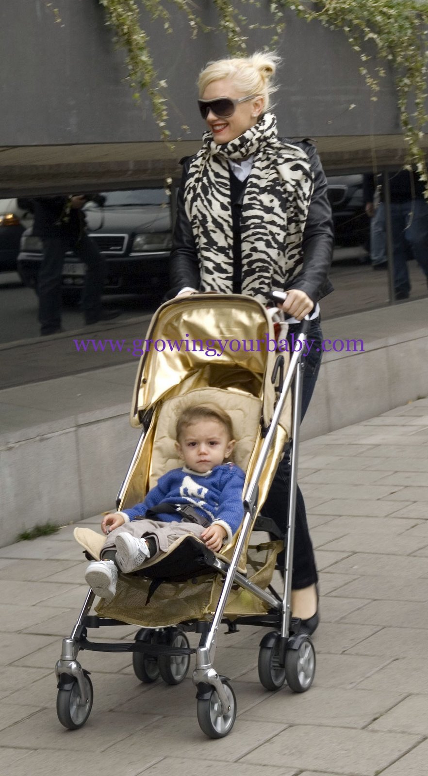 [gwen+and+kingston+gold+stroller]