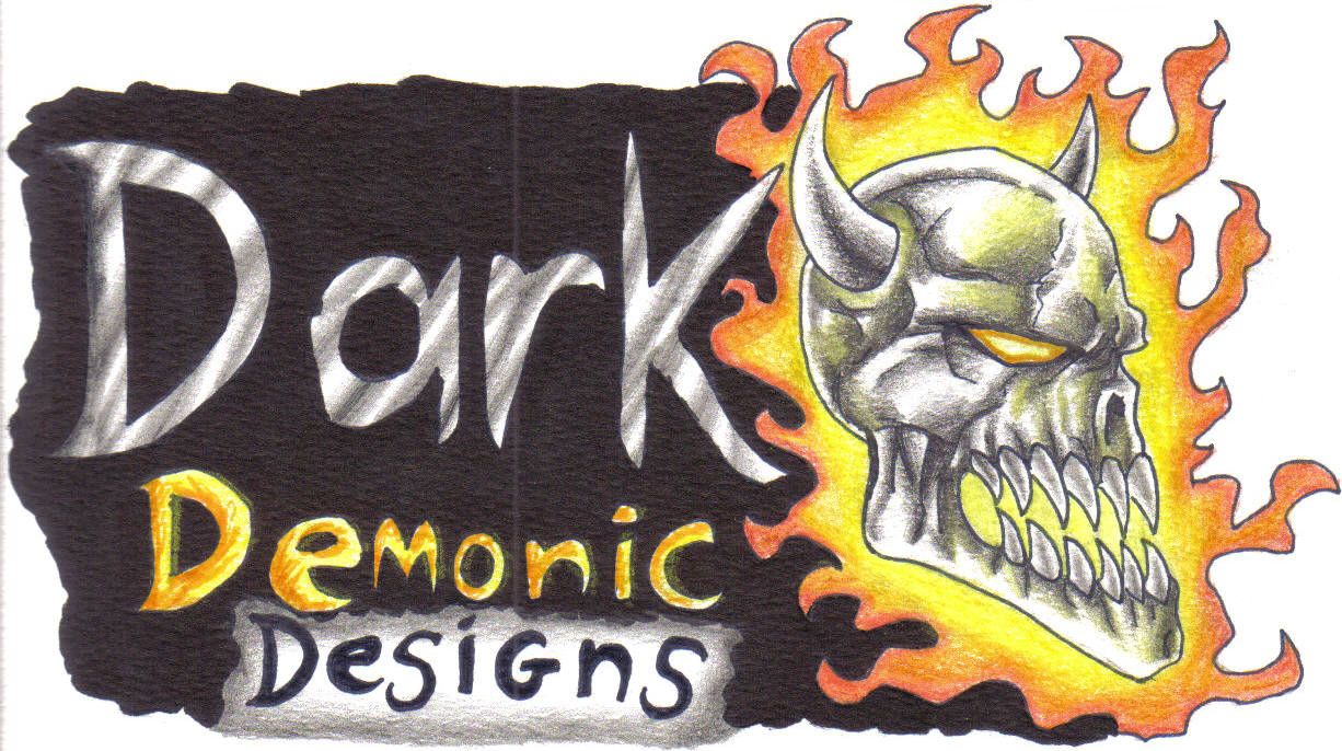 Demonic fantasy art drawings and designs