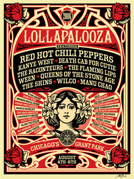 2006 Lollapalooza Festival Poster