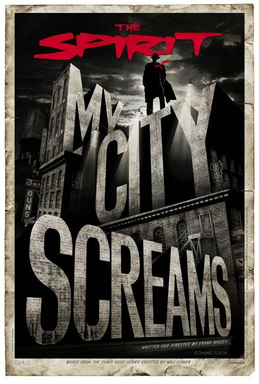 The Spirit Teaser Movie Poster - My City Screams