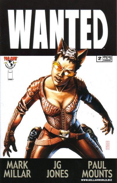 Wanted Comic Book Issue #2 Cover