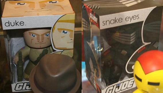G.I. Joe Mighty Muggs - Duke Mighty Mugg in Package and Snake Eyes Mighty Mugg in Package