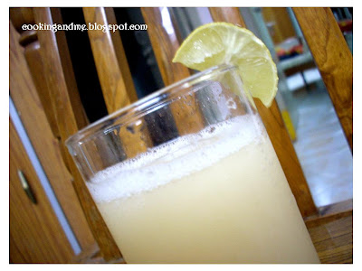 Litchi Lemon Cooler - A Welcome Drink Idea